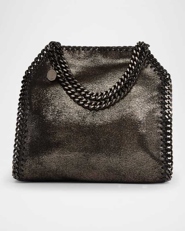 Falabella Mini Metallic Vegan Leather Tote Bag